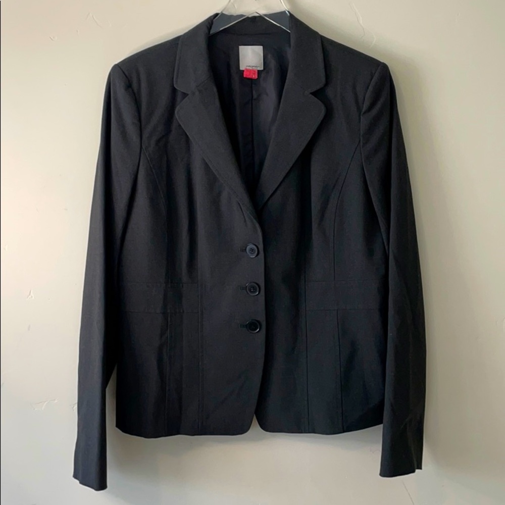 Halogen Charcoal Skirt Suit